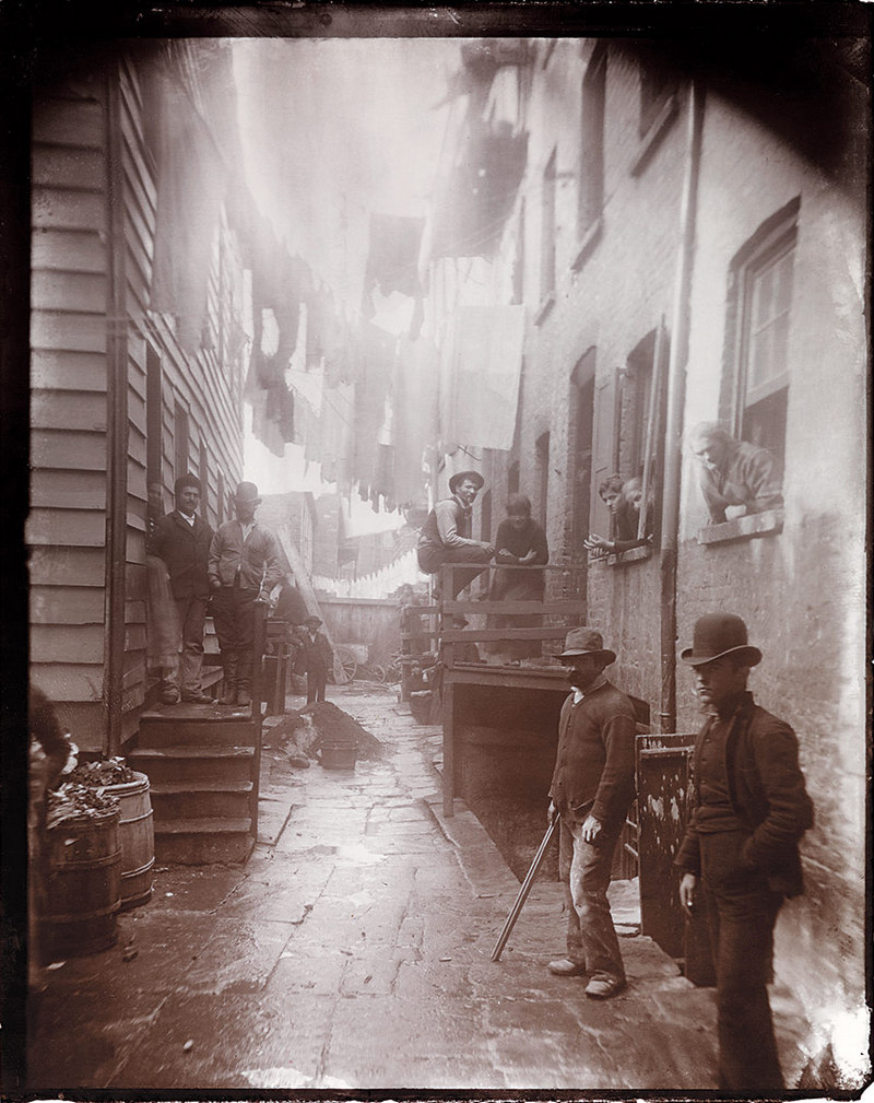 Bandits Roost 59½ Mulberry Street Jacob Riis circa 1888