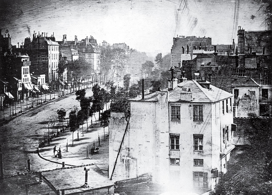 Boulevard du Temple Louis Daguerre 1839