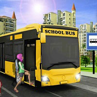 Игра Припаркуй школьный автобус онлайн