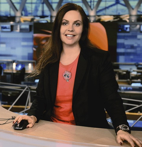 Екатерина ведет программу «Время» на «Первом канале» почти 20 лет 
