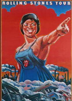 Почти что советская женщина - на западном плакате