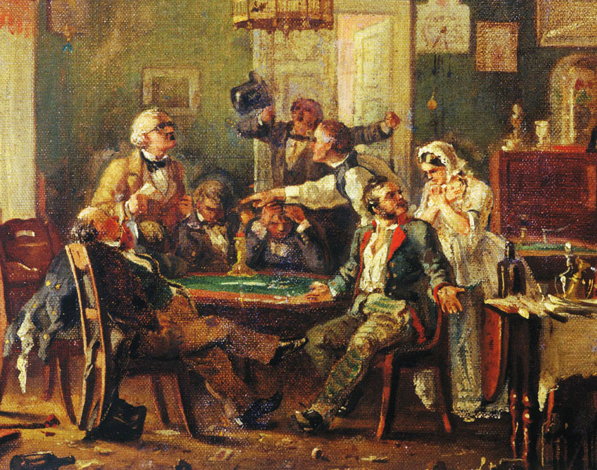 интересные факты из жизни фета - игра в карты и дружба с Толстым