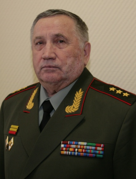 Фотография руководителя отделения, генерал-полковника Баранова Валерия Петровича