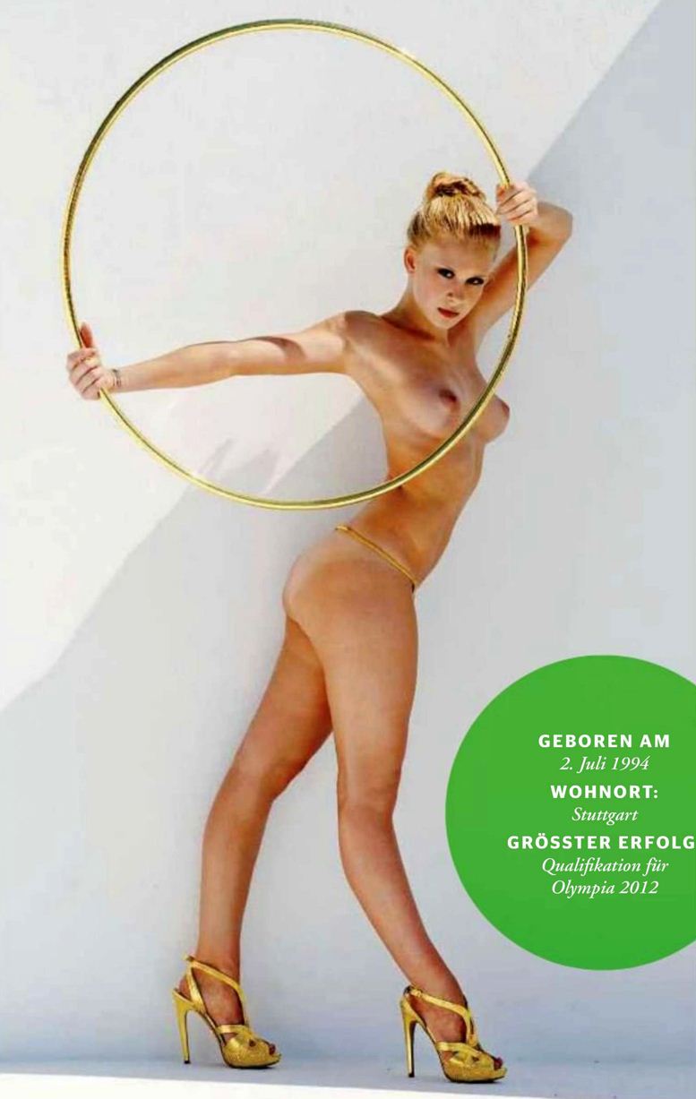 Участница Олимпиады, немецкая спортсменка Регина Сергеева (Regina Sergeeva) в журнале Playboy Germany, август 2012