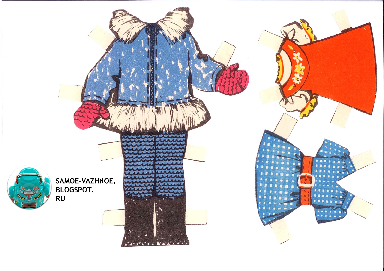 Советские бумажные куклы сайт. Картонные куклы с одеждой детства