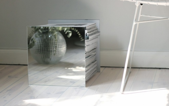 зеркальная газетница