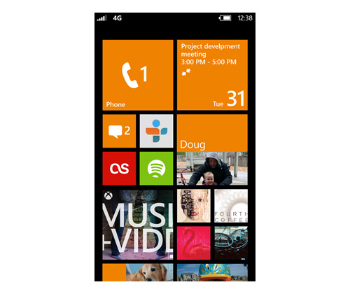 windows phone модульная сетка