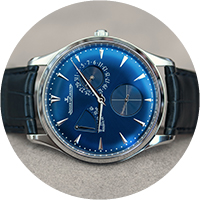 Jaeger-LeCoultre Master Ultra Thin Reserve de Marche Blue Dial