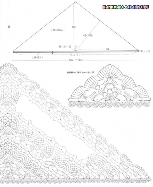 Стильное вязание крючком. Японский журнал со схемами