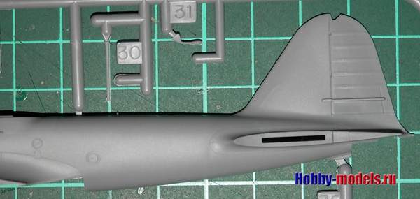 tamiya il-2 tail detasils