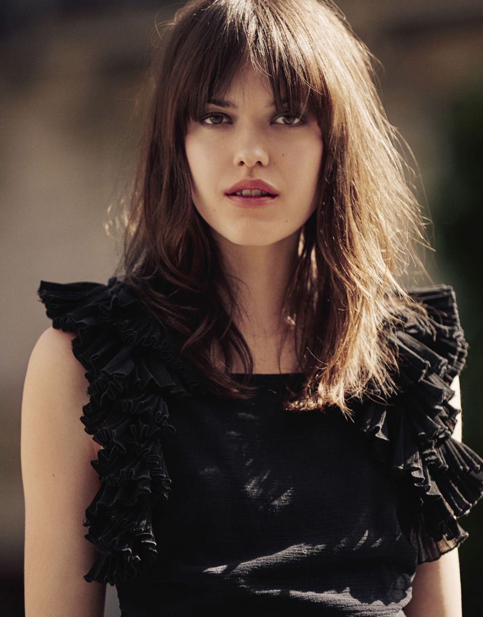 Чёрный цвет в журнале Grazia