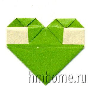 Сердце оригами - альбомный уголок Сердце оригами - альбомный уголок