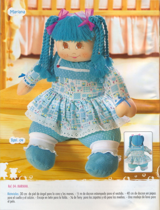 QUILI - 135. Журнал с выкройками текстильных кукол (6)