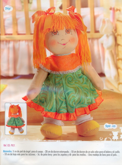 QUILI - 135. Журнал с выкройками текстильных кукол (5)