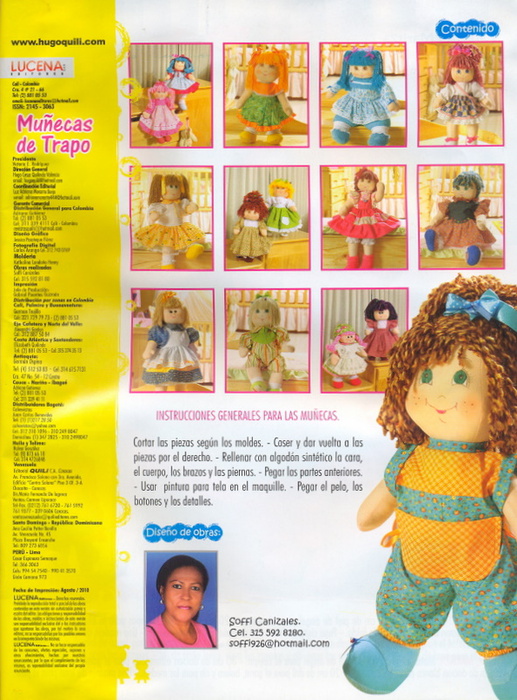 QUILI - 135. Журнал с выкройками текстильных кукол (3)