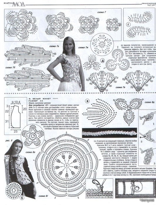 Журнал МОД №497. Вязание, крючок