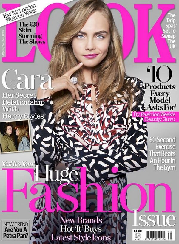 Кара Делевинь на обложках журналов