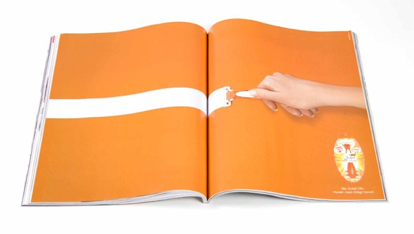 Креативная реклама в глянцевых журналах