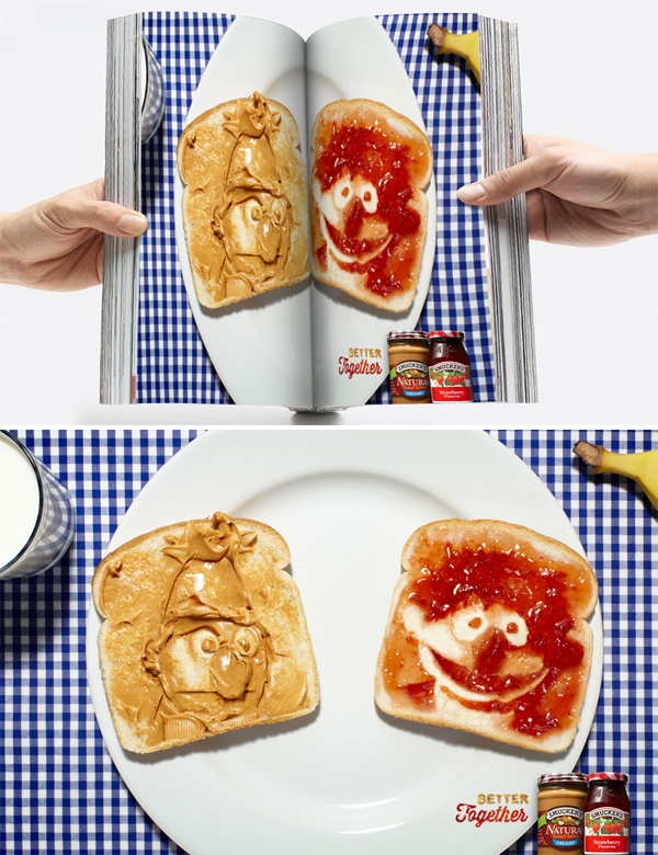 Креативная реклама в глянцевых журналах