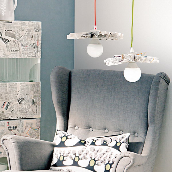 Декупаж мебели из газет: 2 мастер-класса