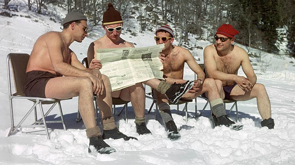 1961 год. Туристская база на плато Лаго-Наки