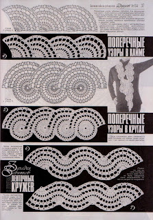 Узоры крючком из Журнала Дуплет №154