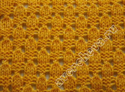 Красивые японские узоры спицами 2