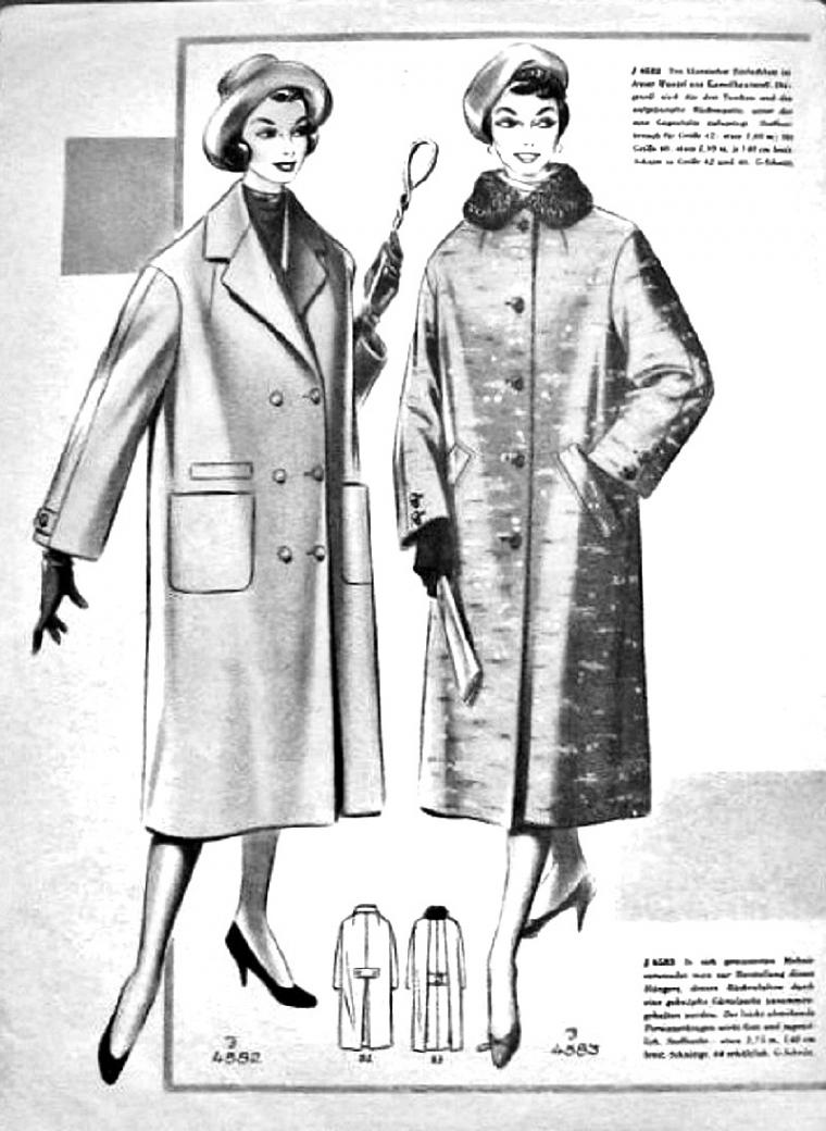 «По страницам Modenschau»: мода 50-х годов прошлого столетия