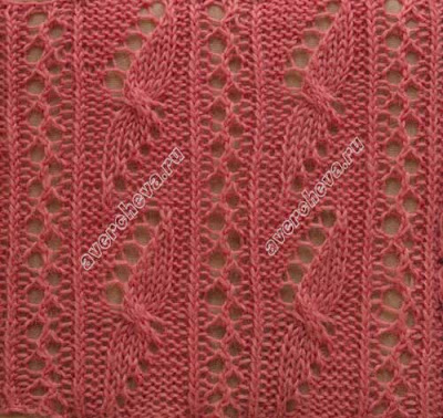Красивые японские узоры спицами 6