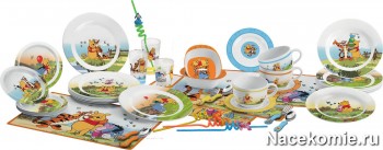 Набор посуды из коллекции Веселые Истории «Винни и его друзья»