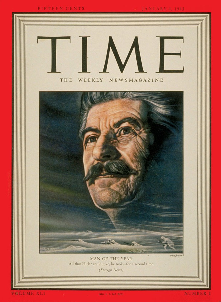 Обложка журнала *Тайм* 1943 год