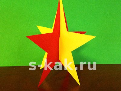 Звезда из бумаги Звезда из бумаги своими руками