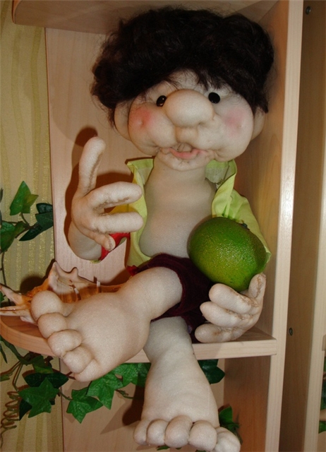 Первая кукла мастера