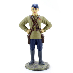 Оловянная миниатюра офицер ВВС РККА в летней форме