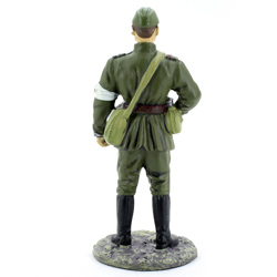 Оловянная миниатюра офицер ВВС РККА в летней форме