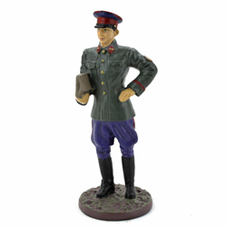 Оловянная миниатюра комиссар госбезопасности в повседневной форме