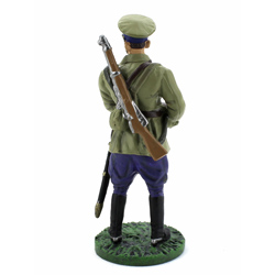 Оловянная миниатюра Рядовой кавалерии в походной форме