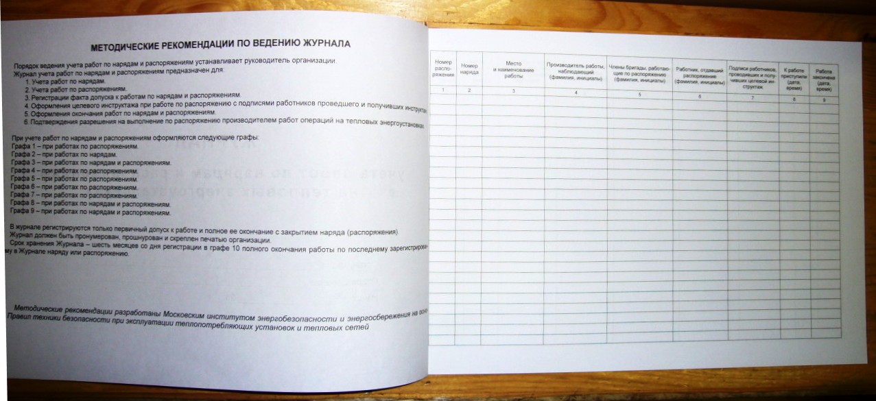 Оперативный Журнал Осмотра Теплового Пункта Оперативный Журнал Осмотра Теплового Пункта