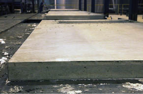 Железобетонная плита, произведенная на первой модернизированной производственной линии завода ЖБИ-6