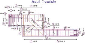 Рис. 4. Фрагмент автоматически изготовленного чертежа изделия с ручной ассоциативной доработкой, например надписи арматуры