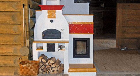 Европейская печь в Архангельской области