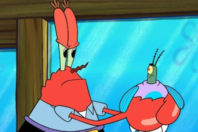 Юджин Крабс и Планктон