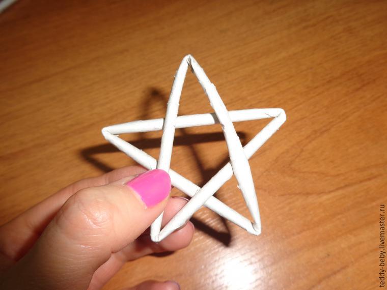 газетные трубочки, звёзды газетные трубочки, звёзды