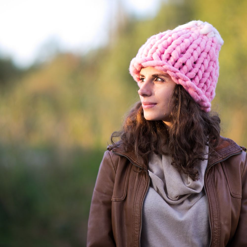 шапка вязаная