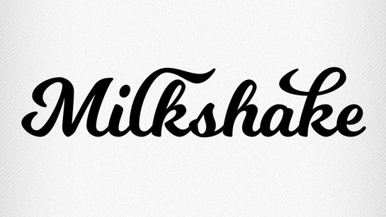 Шрифт Milkshake