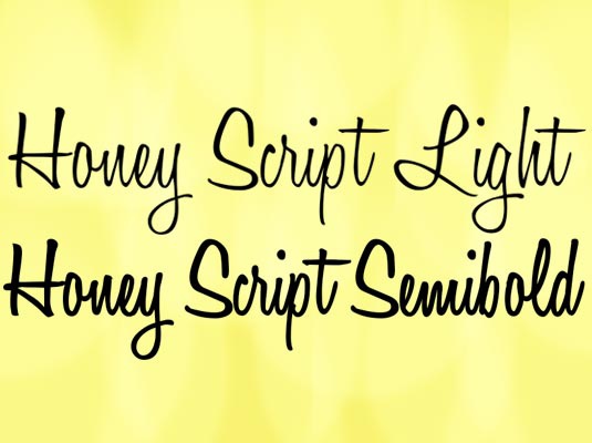 Honey шрифт
