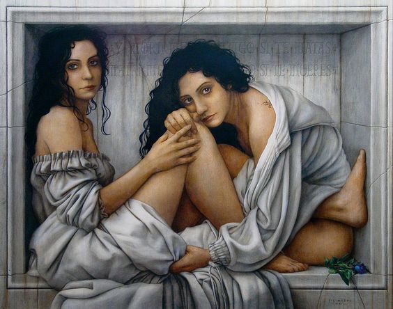 Romeo And Juliet Painting by Jose Luis Munoz Luque