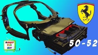 Феррари Ла Феррари, Сборная модель 1:8 журналы 50-52 по подписке