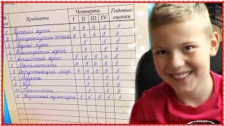 VLOG: Школа - МОИ ГОДОВЫЕ ОЦЕНКИ - 2 класс + ГРАМОТА + Сертификат по математике VLOG 2016