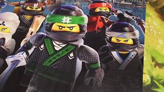 ЛЕГО Ниндзяго THE LEGO NINJAGO Movie журнал с наклейками минифигурок новинки 2017 видео для детей